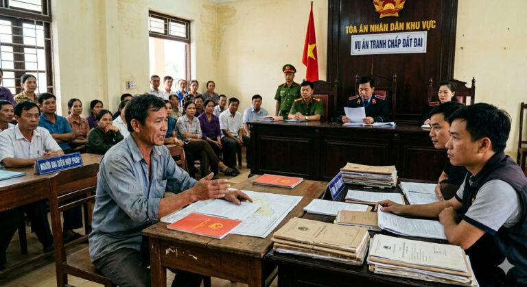 tranh chấp đất đai khu vực