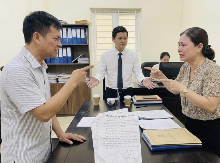 mua đất bằng giấy viết tay