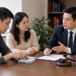 Legal Consultation with Money and Justice Symbols