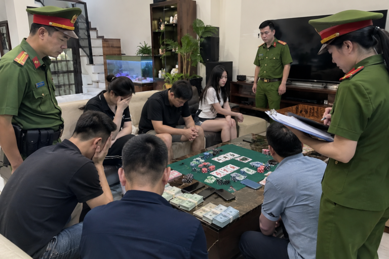 Police Raid Reveals Living Room Gambling Setup