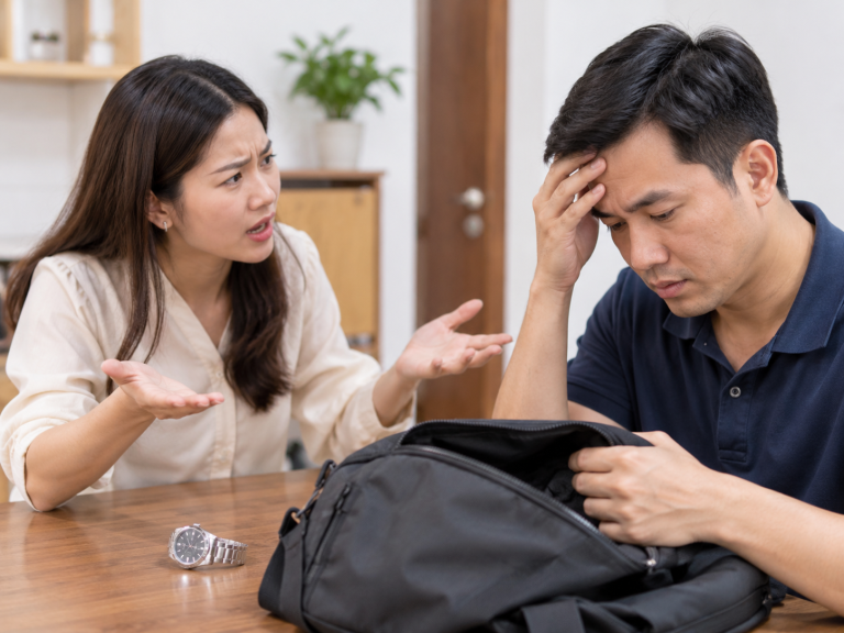 Tense Conversation Over a Damaged Bag